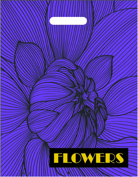 Пакет Цветок (400x340x0.030)